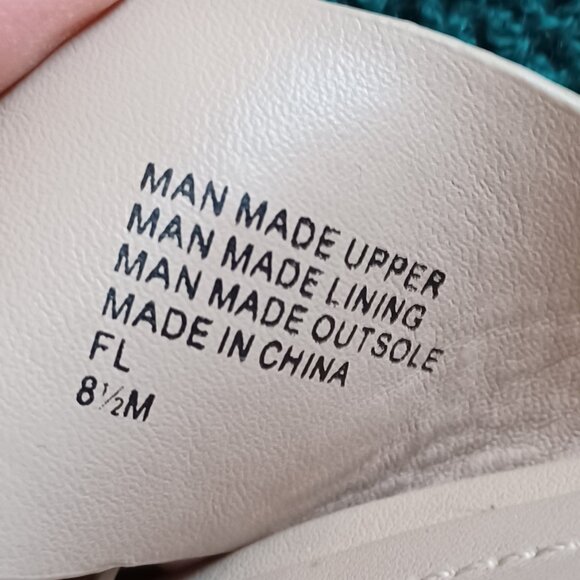 Charles by Charles David "Leslie" Tan/Beige Wedge Sandals Size 8.5 - Picture 9 of 10